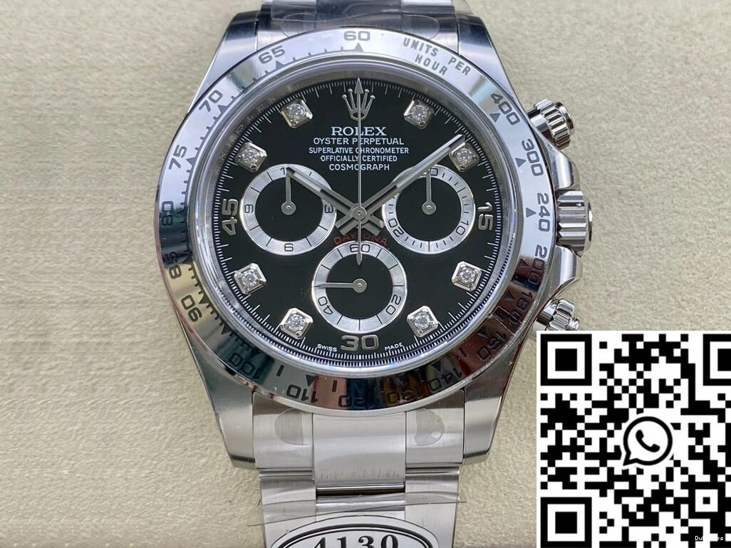 Rolex M116509-0055 Factory Dial Daytona Cosmograph Clean Black 0401